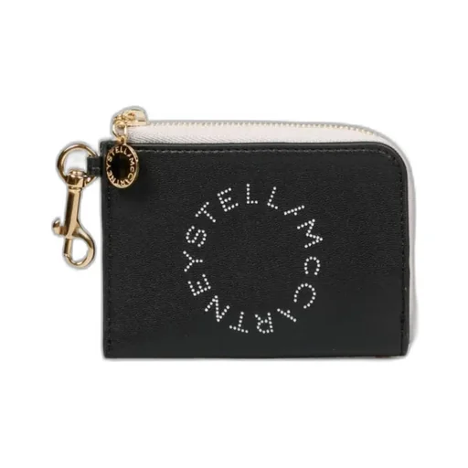 Logo Perforated Zipped Wallet