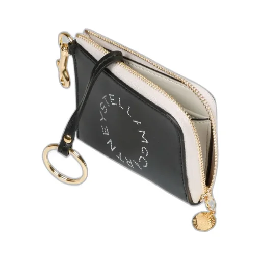 Logo Perforated Zipped Wallet