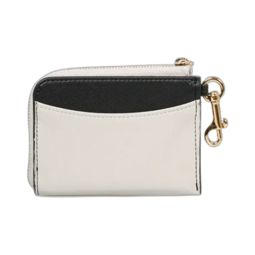 Logo Perforated Zipped Wallet