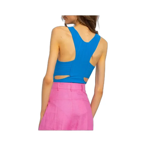 Ribbed Cutout Swimsuit
