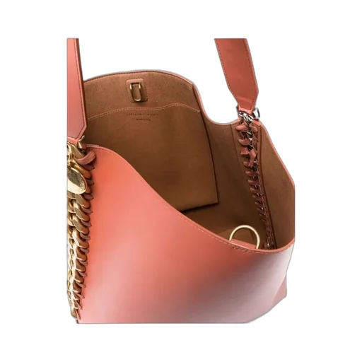 Chain-Trimmed Tote Bag