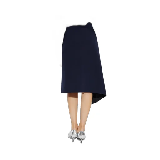 Chain-Detailed Midi Skirt