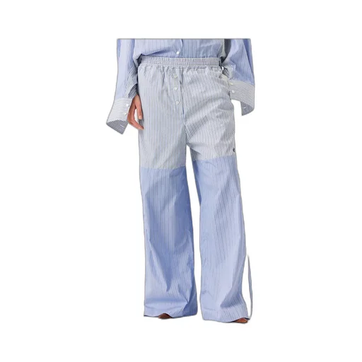 Striped Wide Leg Trousers
