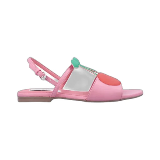 Cherry-Motif Open Toe Sandals