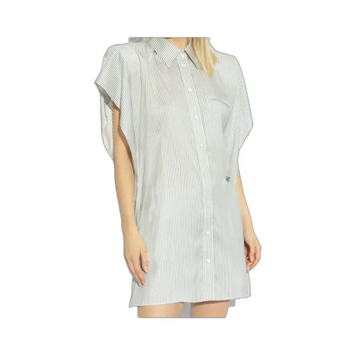 Stripped Shirt Dress