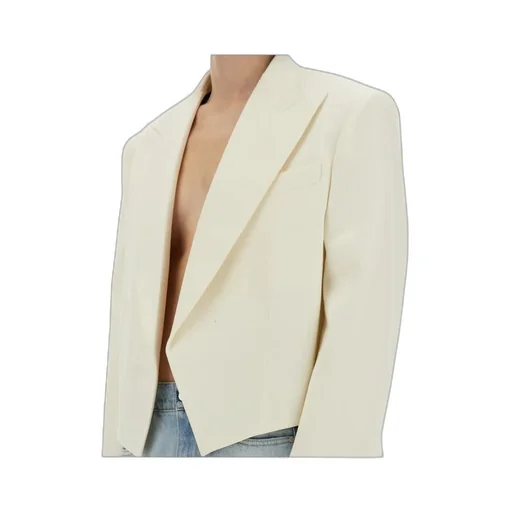 Cropped Tailored Blazer