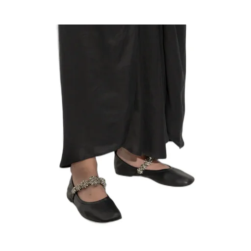 Elsa Crystal Strap Ballet Flats