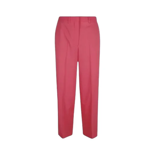 Straight Leg Pleated Trousers