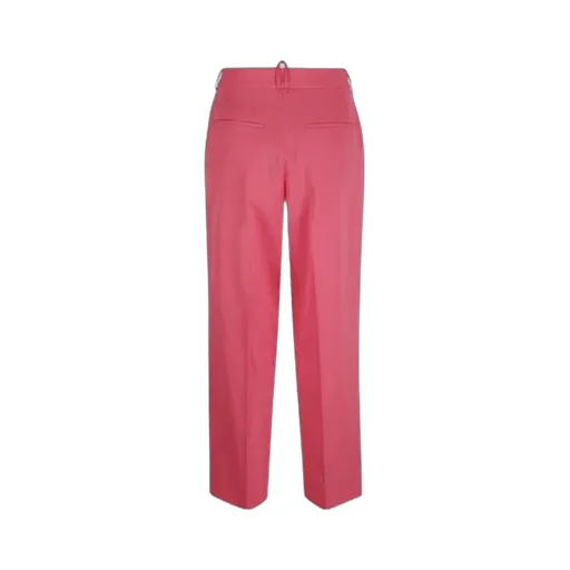 Straight Leg Pleated Trousers