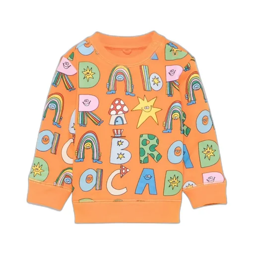 Long-Sleeved Pattern Sweatshirt