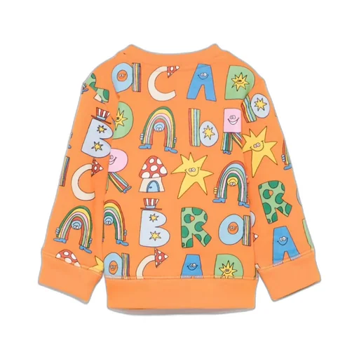 Long-Sleeved Pattern Sweatshirt