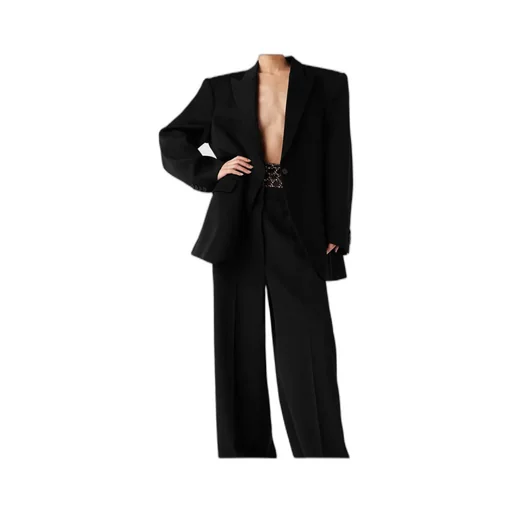 Oversized Peak Lapel Blazer