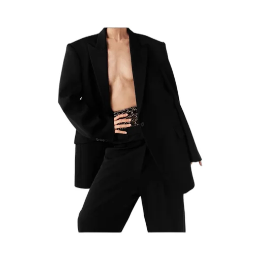 Oversized Peak Lapel Blazer