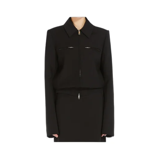 Zip-Up Long-Sleeved Jacket