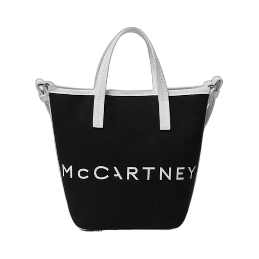 Logo Printed Open Top Bucket Bag