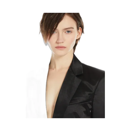 Long-Sleeved Suit Coat