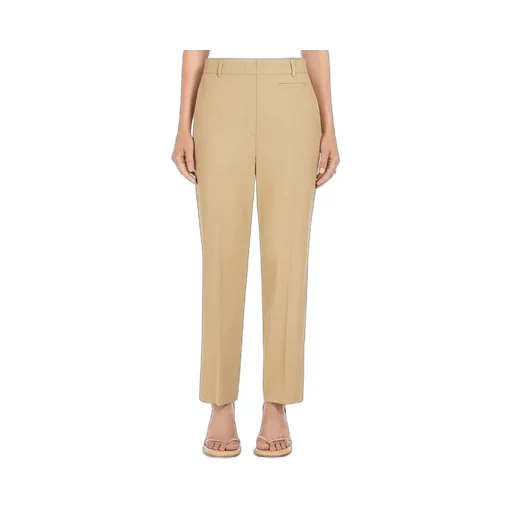 High Waist Straight Leg Trousers