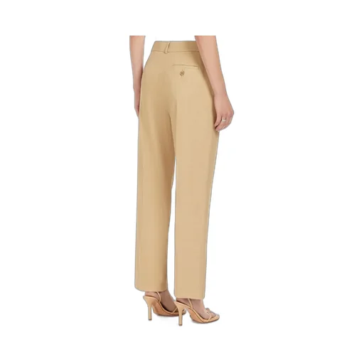 High Waist Straight Leg Trousers