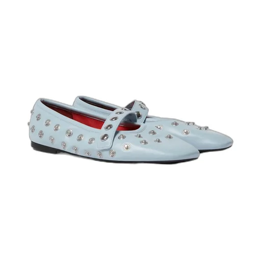 Ryder Popper-Studded Ballet Flats