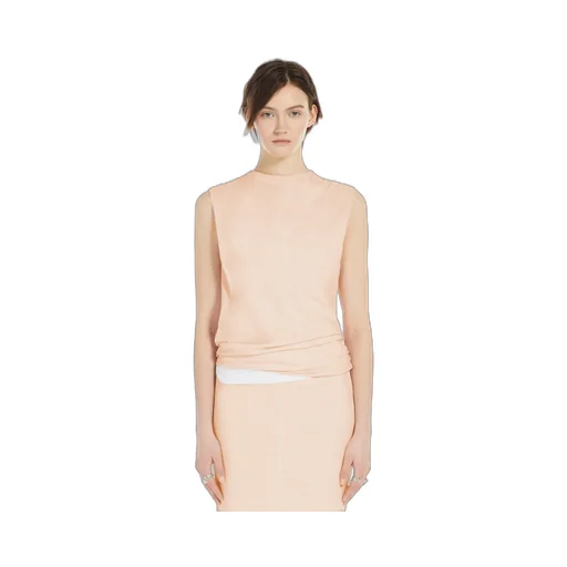 Crewneck Sleeveless Top