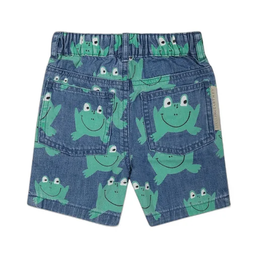 Pattern Denim Short
