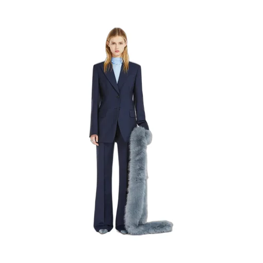 Single-Breasted Long-Sleeved Jacket