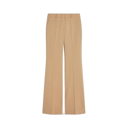 High Waist Straight Leg Trousers