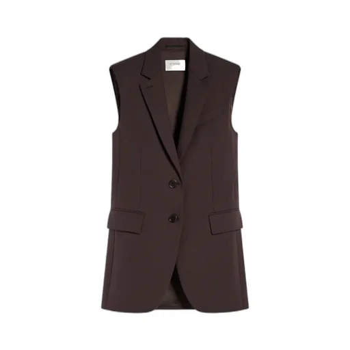 Single-Breasted Sleeveless Gilet