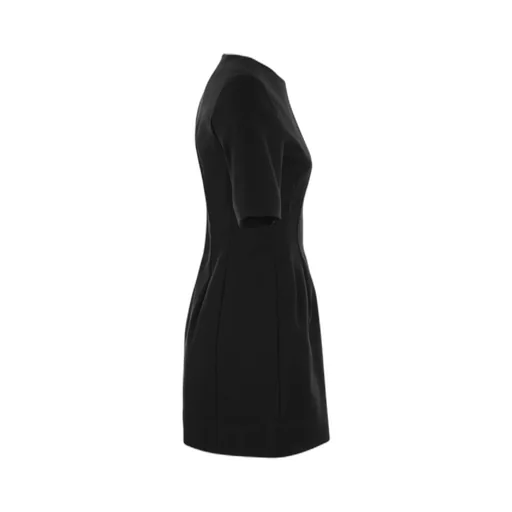 Crewneck Short-Sleeved Dress