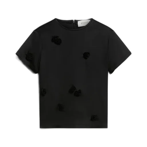 Mendoza Floral Embellished Crewneck T-Shirt