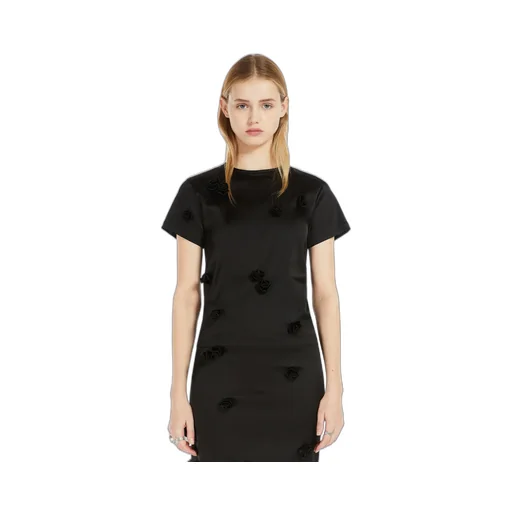 Mendoza Floral Embellished Crewneck T-Shirt