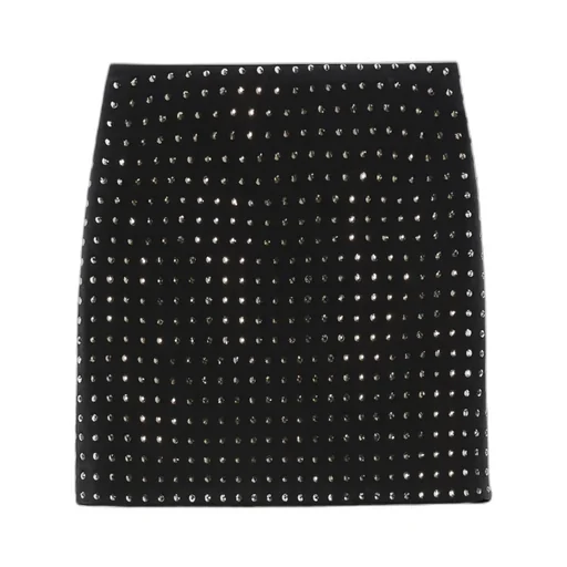 Embellished Mini Skirt