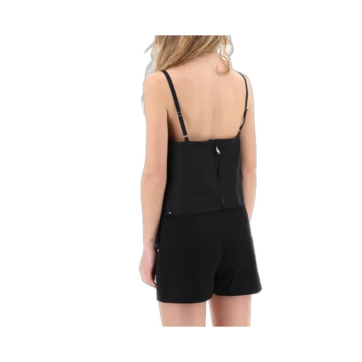 Buckle Detailed Sleeveless Top