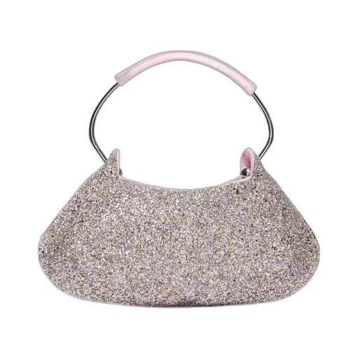 Mini Shiny Fabric Handbag