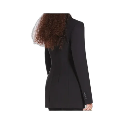 Double-Breasted Wool Suit Jacket