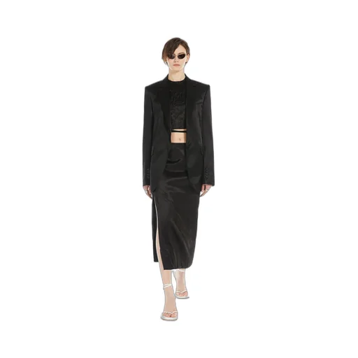 Long-Sleeved Suit Coat