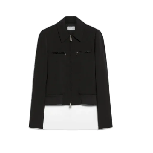 Zip-Up Long-Sleeved Jacket