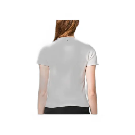 Round-Collar Short-Sleeve Sweater