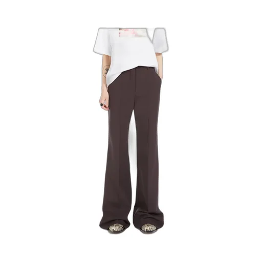High Waist Straight Leg Pants