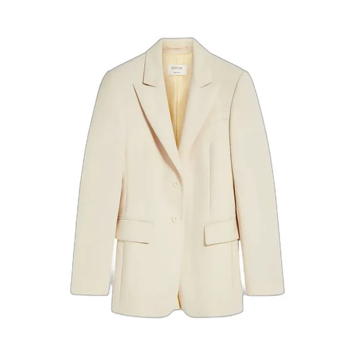 Single-Breasted Wool Blazer