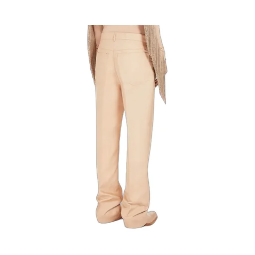 High-Waisted Straight-Leg Trousers