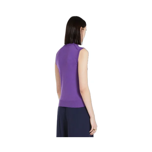 Roll-Neck Virgin Wool Vest