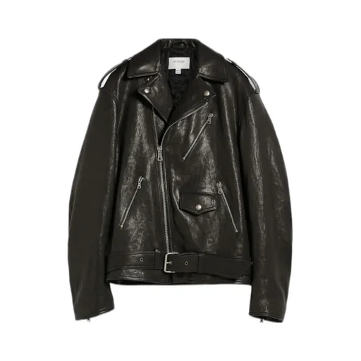 Logo Leather Jacket