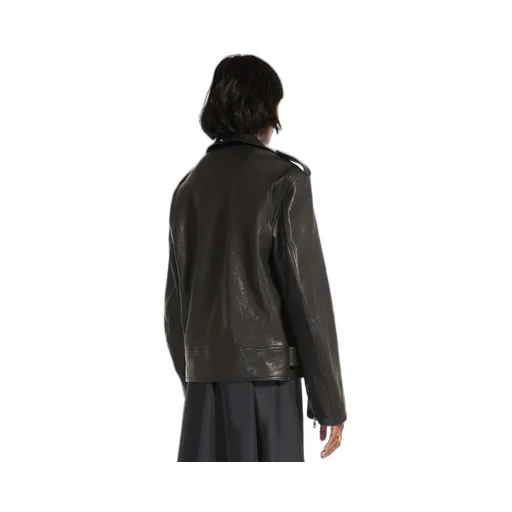 Logo Leather Jacket