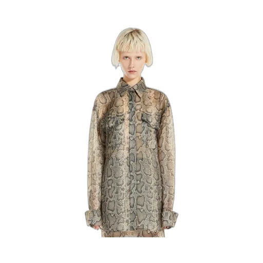 All-Over Patterned Long-Sleved Top