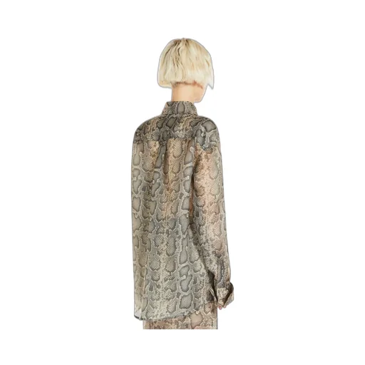 All-Over Patterned Long-Sleved Top