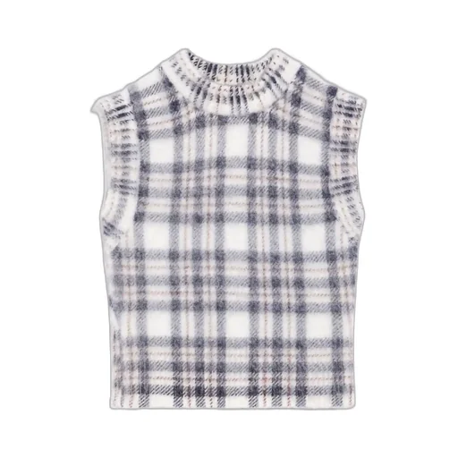 Turtleneck Sleeveless Vest