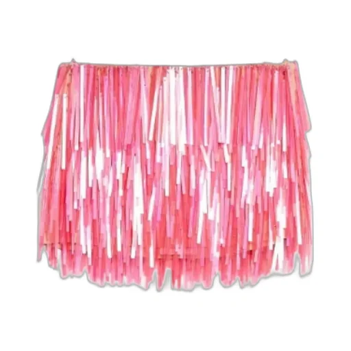 Fringe-Design Tiered Mini Skirt