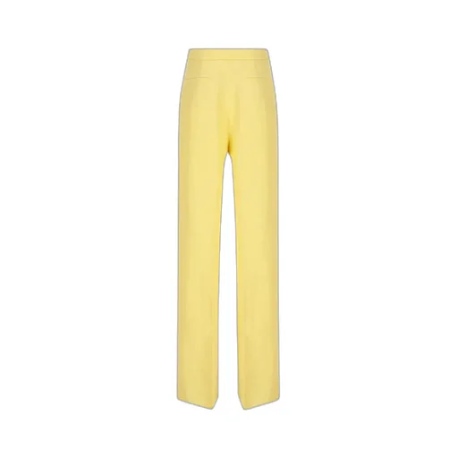 Pleat Detailed Straight Leg Trousers