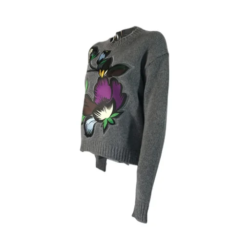 Long-Sleeved Knitted Sweater